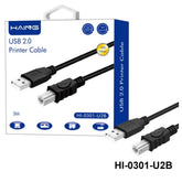 HAING HI-0301-U2B USB 2.0 Printer Cable 3M