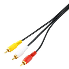 HAING HI-0303-RCA 3 RCA Male to 3 RCA Male Audio Cable 3M