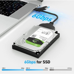 Haing USB 3.0&TYPE C A To 3.5''/2.5" SATA Adapter Cable HI-0336-UTC
