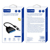 HAING HI - 0336 - UTC USB3.0/Type - C to SATA Ill Adapter Compatible for 2.5 inch HDD and SSD