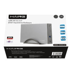 HAING HI-0352-U3H 3.5 inch USB 3.0 to SATA III Aluminum External Hard Disk Drive Enclosure