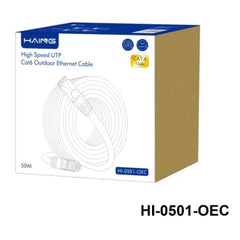 HAING HI-0501-OEC High Speed UTP Cat 6 Outdoor Ethernet Cable 50M