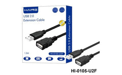 Haing Hi 0105 U2F USB 2.0 Extension Cable 1.5 meter, USB extension cable