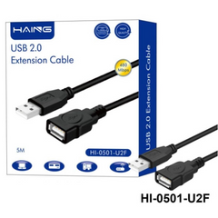HAING HI-0501-U2F USB 2.0 Extension Cable 5M