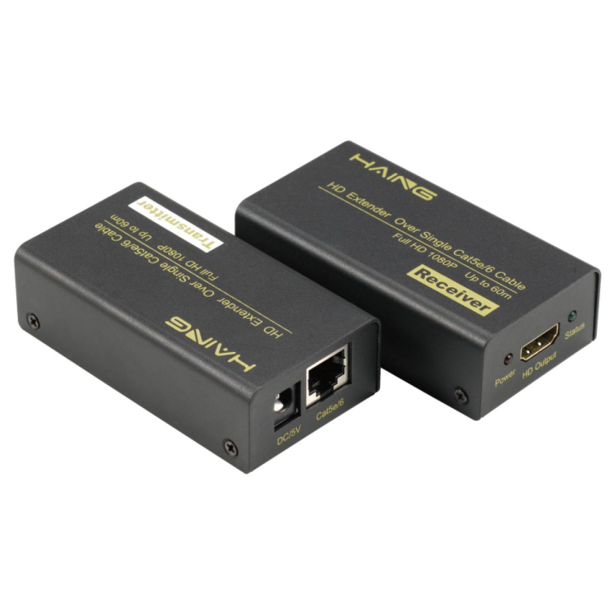 HAING HI-0600-HDE HDMI RJ45 Extender Transmitter 60M