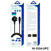 HAING HI - 1034 - UPC - 150C UK 3 Pin to C5 Power Cable 1.5 meter with cables