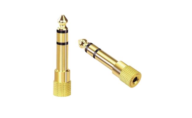 Haing Hi 1042 Mfa 6.5mm Jack Female to 3.5mm Jack Female Audio Adapter