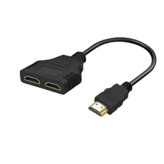 HAING HI-1048-HDC HDMI Male to Two HDMI Female Cable 30cm