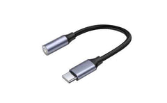 Haing Hi 1063 Tfc Type C Male to 3.5mm Female Headphone Audio Jack Adapter with headset