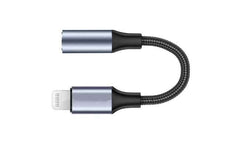 Haing Hi 1064 Lfc Lightning Male to 3.5mm Female Headphone Jack Adapter with headset