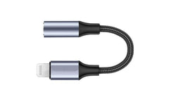 Haing Hi 1064 Lfc Lightning Male to 3.5mm Female Headphone Jack Adapter with headset