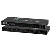 HAING HI - 108F 1x8 8 Ports HDMI Powered Splitter for Full HD 1080P & 3D 4K Support
