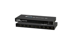 Haing Hi 108f 1x8 8 Ports HDMI Powered Splitter for Full HD 1080p & 3d 4k Support