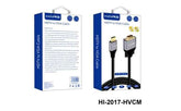 Haing Hi 2017 Hvcm Hdtv to Vga Cable 1.8 meter, gold-plated connectors, cables