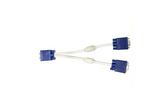Haing Hi 202 Vga Vga Male to Two Vga Female Deluxe Computer Cable 20cm with cables