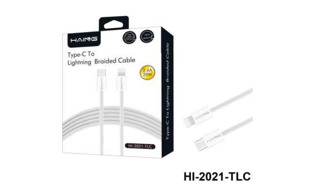 Haing Hi 2021 Tlc Type C to Lightning Braided Cable 1.2 meter 20w