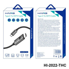 HAING HI - 2022 - THC - 1.8 meter Type C TO HDTV HDMI Cable 1.8 meter 60Hz