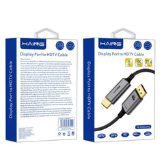 HAING HI - 2036 - DHC DisplayPort to HDMI Cable 8K 1.8 meter with DisplayPort cable