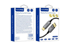 Haing Hi 2036 Dhc DisplayPort to HDMI Cable 8k 1.8 meter, DisplayPort cable