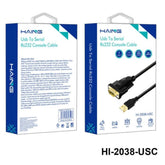HAING HI-2038-USC USB To Serial Rs232 Console Cable 1.8M