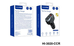 Haing Hi 3020 Ccr Fast Car Charger 3 Ports 78w