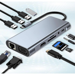 Haing 11 in 1 Type-C To Multifunctional Adapter HI-3023- TMA