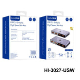 HAING HI-3027-USW 4 in 4 out USB 3.0 High Speed Switcher