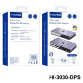 HAING HI - 3030 - DPS 8K 2 in 1 out DisplayPort Switch, network switch