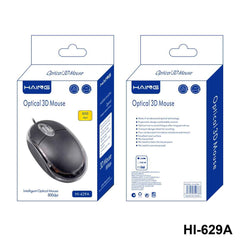 Haing HI - 629A USB Optical 3D Mouse, wired, office mice
