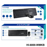 HAING HI-6800-WMKB 2.4G Wireless Keyboard & Mouse Combo
