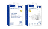 Haing Hi Ah20 Usb Gan Fast Charger 20w 2 Ports