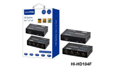 Haing Hi Hd104f Uhd Splitter Ver 1.4 1x4 Full 3d 4kx2k Uk Plug