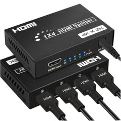 HAING HI-HD104F UHD Splitter Ver 1.4 1x4 Full 3D 4Kx2K UK Plug