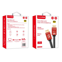 HAING HD8K02 8K High Speed HDTV HDMI 2.1 Cable with Ethernet 3M