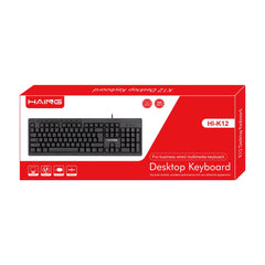 HAING HI-K12 Multimedia USB Wired Computer Keyboard