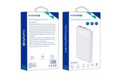 Haing Hi Pb16 Fast Charging Power Bank 10000mah White