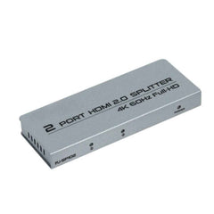 HAING HI - SP102 4Kx2K HDMI Splitter 1x2 1 in 2 out 4K with UHD Splitter 2.0V W 12V 1A Power Adapter