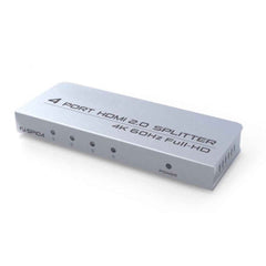 HAING HI - SP104 4Kx2K HDMI Splitter 1x4 1 in 4 out 4K with UHD Splitter 2.0V W 12V 1A Power Adapter