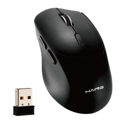 HAING HI-T17 Optical USB Computer 2.4G Wireless Mouse With Type-c Adapter