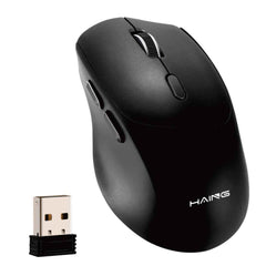 HAING HI-T17 Optical USB Computer 2.4G Wireless Mouse With Type-c Adapter