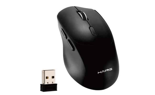 Haing Hi T17 Optical Usb Computer 2.4g Wireless Mouse With Type C Adapter