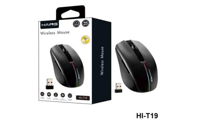 Haing Hi T19 2.4g Wireless Mouse with Rechargeable Battery