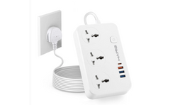 Haing Hi Uk304u 20w Fast Charger Power Strip Uk Socket 2m