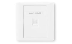 Haing Hi WP01 RJ45 Single Port Faceplate 8.6x8.6cm, wired, networking