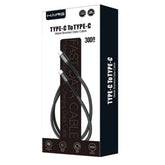 HAING HI042CC Type - C to Type - C 20W Metal Braided Data Cable 3 meter with cables
