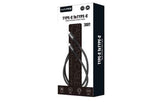 Haing HI042CC Type C to Type C 20w Metal Braided Data Cable 3 meter with data transfer