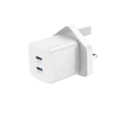 Huntkey G35 Pro 35W 2 Port Type-C PD Wall Charger MK plug -White