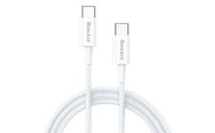 Huntkey HKCCC301204 60w 3a USB - C to USB - C Braided Cable 1.2 meter with USB cable