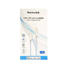 Huntkey HKCCL941511 Type - C to Lightning Fast Charging Cable 1.5 meter - Silver