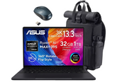 Laptop ASUS ProArt PX13, AMD Ryzen™ AI MAX+ 395 XDNA™ NPU up to 50TOPS 80MB Cache, Radeon™ 8060S Integrated Graphics, 32GB LPDDR5X, 1TB PCIe® 4.0 SSD, 13.3" 3K OLED 400nits HDR Touch, Wi-Fi 7, Windows 11 Home w/ Mouse & Backpack - Nano Black